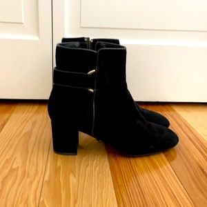 LK Bennett Black Suede Booties